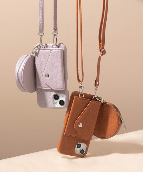 emonique（エモニーク）の「iPhoneケース PUレザー カバー カード収納 ストラップ コインケース 【SE/11/12/13/14/15/15pro/16/16pro/16e/17/17pro/Air対応】（スマホケース/カバー・レディース・パープル/ブラック/ブラウン/グレー・iPhone 12/iPhone 7/8/SE(第2/第3世代)/iPhone 14/iPhone 11/iPhone 13/iPhone 15/iPhone 15 Pro/iPhone 16/iPhone 16 Pro/iPhone 16e/iPhone 17 Pro/iPhone Air/iPhone 17）」の5枚目の写真