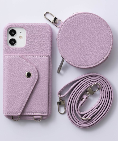 emonique（エモニーク）の「iPhoneケース PUレザー カバー カード収納 ストラップ コインケース 【SE/11/12/13/14/15/15pro/16/16pro/16e/17/17pro/Air対応】（スマホケース/カバー・レディース・パープル/ブラック/ブラウン/グレー・iPhone 12/iPhone 7/8/SE(第2/第3世代)/iPhone 14/iPhone 11/iPhone 13/iPhone 15/iPhone 15 Pro/iPhone 16/iPhone 16 Pro/iPhone 16e/iPhone 17 Pro/iPhone Air/iPhone 17）」の10枚目の写真