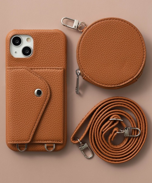 emonique（エモニーク）の「iPhoneケース PUレザー カバー カード収納 ストラップ コインケース 【SE/11/12/13/14/15/15pro/16/16pro/16e/17/17pro/Air対応】（スマホケース/カバー・レディース・パープル/ブラック/ブラウン/グレー・iPhone 12/iPhone 7/8/SE(第2/第3世代)/iPhone 14/iPhone 11/iPhone 13/iPhone 15/iPhone 15 Pro/iPhone 16/iPhone 16 Pro/iPhone 16e/iPhone 17 Pro/iPhone Air/iPhone 17）」の11枚目の写真