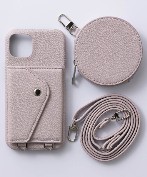 emonique（エモニーク）の「iPhoneケース PUレザー カバー カード収納 ストラップ コインケース 【SE/11/12/13/14/15/15pro/16/16pro/16e/17/17pro/Air対応】（スマホケース/カバー・レディース・パープル/ブラック/ブラウン/グレー・iPhone 12/iPhone 7/8/SE(第2/第3世代)/iPhone 14/iPhone 11/iPhone 13/iPhone 15/iPhone 15 Pro/iPhone 16/iPhone 16 Pro/iPhone 16e/iPhone 17 Pro/iPhone Air/iPhone 17）」の14枚目の写真