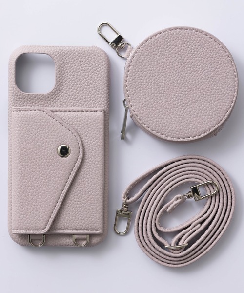 emonique（エモニーク）の「iPhoneケース PUレザー カバー カード収納 ストラップ コインケース 【SE/11/12/13/14/15/15pro/16/16pro/16e/17/17pro/Air対応】（スマホケース/カバー・レディース・パープル/ブラック/ブラウン/グレー・iPhone 12/iPhone 7/8/SE(第2/第3世代)/iPhone 14/iPhone 11/iPhone 13/iPhone 15/iPhone 15 Pro/iPhone 16/iPhone 16 Pro/iPhone 16e/iPhone 17 Pro/iPhone Air/iPhone 17）」の15枚目の写真