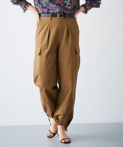【セール】コットンツイル2wayカーゴパンツ（カーゴパンツ）｜le.coeur blanc（ルクールブラン）