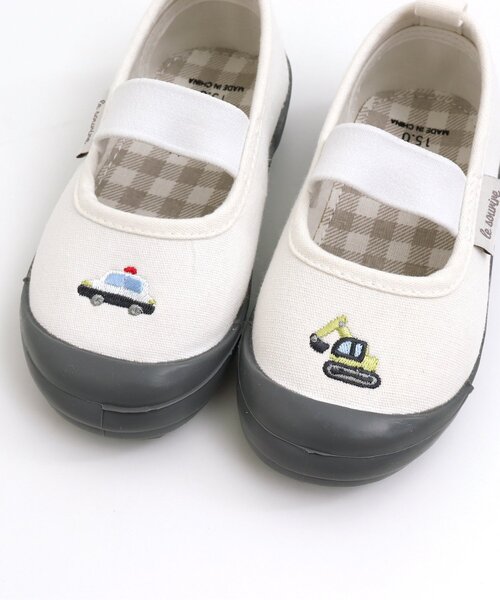 apres les cours（アプレレクール）の「バラエティ 上履き（スリッポン・キッズ・チャコール/ラベンダー/ピンク・15 /16/17/18/19）」の10枚目の写真