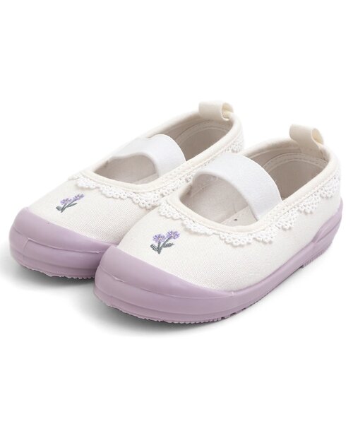 apres les cours（アプレレクール）の「バラエティ 上履き（スリッポン・キッズ・チャコール/ラベンダー/ピンク・15 /16/17/18/19）」の13枚目の写真