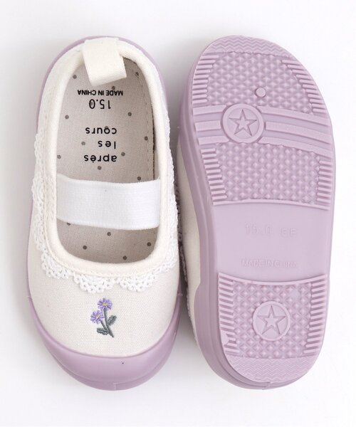 apres les cours（アプレレクール）の「バラエティ 上履き（スリッポン・キッズ・チャコール/ラベンダー/ピンク・15 /16/17/18/19）」の20枚目の写真