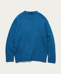 green label relaxing | フラッフィー モヘヤミックス クルーネック ニット(ニット/セーター)