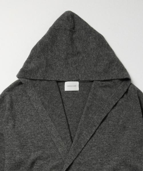 CAROLINA GLASER（カロリナ グレイサー）の「CAROLINA GLASER / ロング フードニットコーディガン（カーディガン/ボレロ・レディース・グレー/ブラウン・ONE SIZE）」の21枚目の写真