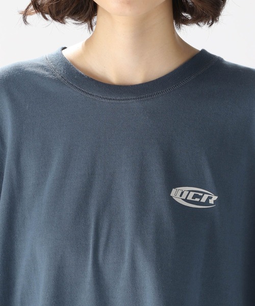 niko and...(ニコアンド)の「スポーツフェイクレイヤーロングTシャツ(Tシャツ/カットソー・レディース・オフホワイト/グレー/ブルー・FREE)」の11枚目の写真