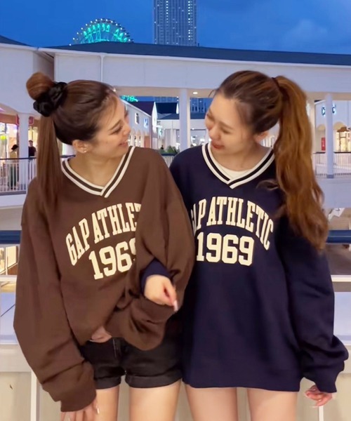 GAP（ギャップ）の「GAP "ATHLETIC" アーチロゴ スウェット・トレーナー(ユニセックス)（スウェット・メンズ・レッド/ブラウン/グリーン/ネイビー・L/XS/M/S/XL）」の19枚目の写真