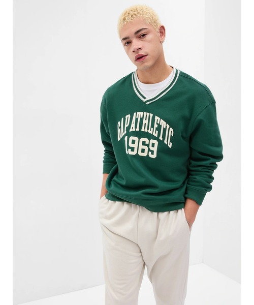 GAP（ギャップ）の「GAP "ATHLETIC" アーチロゴ スウェット・トレーナー(ユニセックス)（スウェット・メンズ・レッド/ブラウン/グリーン/ネイビー・L/XS/M/S/XL）」の18枚目の写真