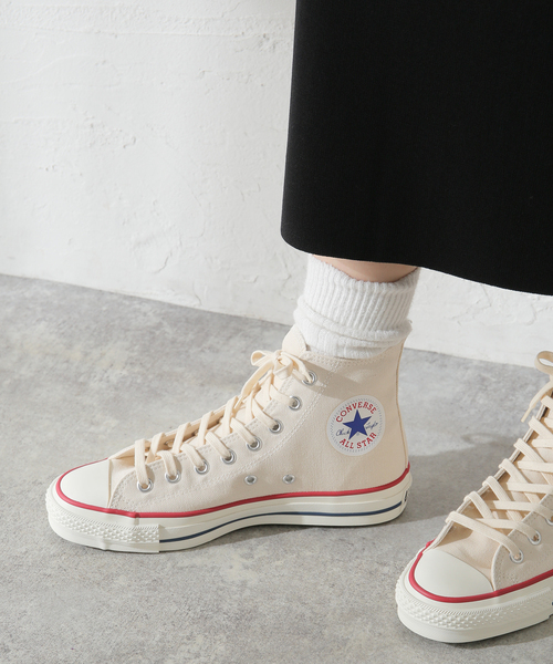 CONVERSE（コンバース）の「【CONVERSE/コンバース】ALL STAR J HI：スニーカー（スニーカー・レディース・アイボリー/ブラック・23.5cm/24cm/23cm/25cm/24.5cm）」の18枚目の写真