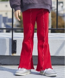 CALMIA | ウラキモウテレコメローフレアーパンツ（90～150cm）(その他パンツ)