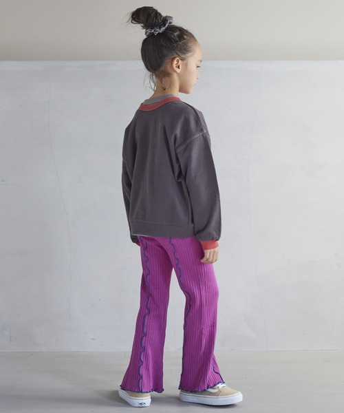 CALMIA(カルミア)の「ウラキモウテレコメローフレアーパンツ(90~150cm)(その他パンツ・キッズ・レッド/ブラウン/ブラック/パープル・90/100/110/120/130/140/150)」の14枚目の写真