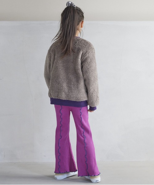 CALMIA(カルミア)の「ウラキモウテレコメローフレアーパンツ(90~150cm)(その他パンツ・キッズ・レッド/ブラウン/ブラック/パープル・90/100/110/120/130/140/150)」の15枚目の写真