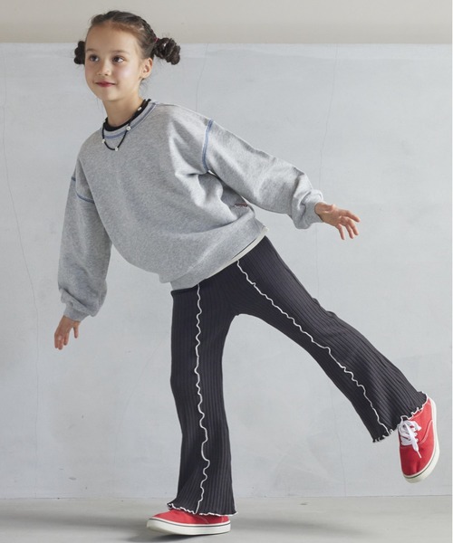 CALMIA(カルミア)の「ウラキモウテレコメローフレアーパンツ(90~150cm)(その他パンツ・キッズ・レッド/ブラウン/ブラック/パープル・90/100/110/120/130/140/150)」の18枚目の写真