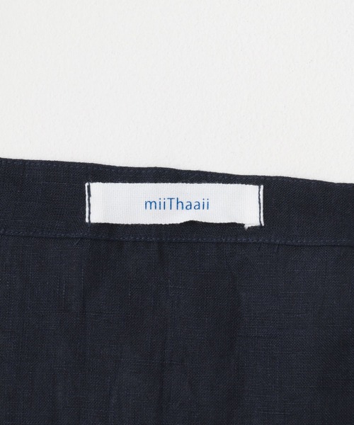 『WEB限定』miiThaaii リネン アリシャエプロン ネイビー（エプロン）｜URBAN RESEARCH DOORS（アーバンリサーチドアーズ）