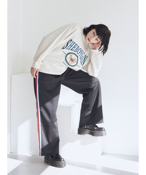 jouetie（ジュエティ）の「カラーライントラックパンツ（その他パンツ・レディース・ネイビー/ブラック/グリーン・MEDIUM）」の6枚目の写真