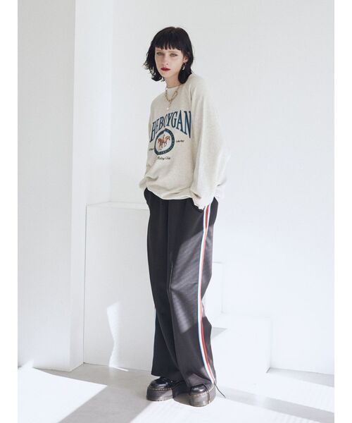 jouetie（ジュエティ）の「カラーライントラックパンツ（その他パンツ・レディース・ネイビー/ブラック/グリーン・MEDIUM）」の7枚目の写真