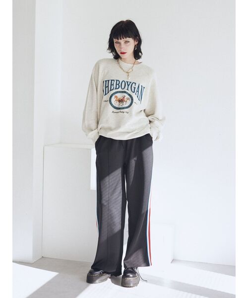 jouetie（ジュエティ）の「カラーライントラックパンツ（その他パンツ・レディース・ネイビー/ブラック/グリーン・MEDIUM）」の8枚目の写真