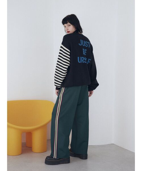 jouetie（ジュエティ）の「カラーライントラックパンツ（その他パンツ・レディース・ネイビー/ブラック/グリーン・MEDIUM）」の15枚目の写真