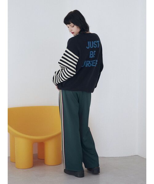 jouetie（ジュエティ）の「カラーライントラックパンツ（その他パンツ・レディース・ネイビー/ブラック/グリーン・MEDIUM）」の16枚目の写真