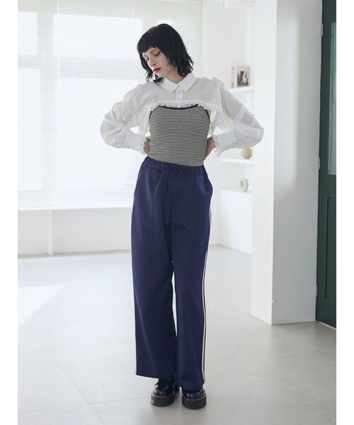 jouetie（ジュエティ）の「カラーライントラックパンツ（その他パンツ・レディース・ネイビー/ブラック/グリーン・MEDIUM）」の20枚目の写真