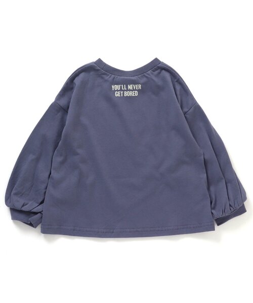 BREEZE（ブリーズ）の「袖パフロゴロンT（Tシャツ/カットソー・キッズ・レッド/オフホワイト/ネイビー・130/140/120/110/100/90/80）」の12枚目の写真