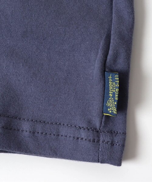 BREEZE（ブリーズ）の「袖パフロゴロンT（Tシャツ/カットソー・キッズ・レッド/オフホワイト/ネイビー・130/140/120/110/100/90/80）」の4枚目の写真