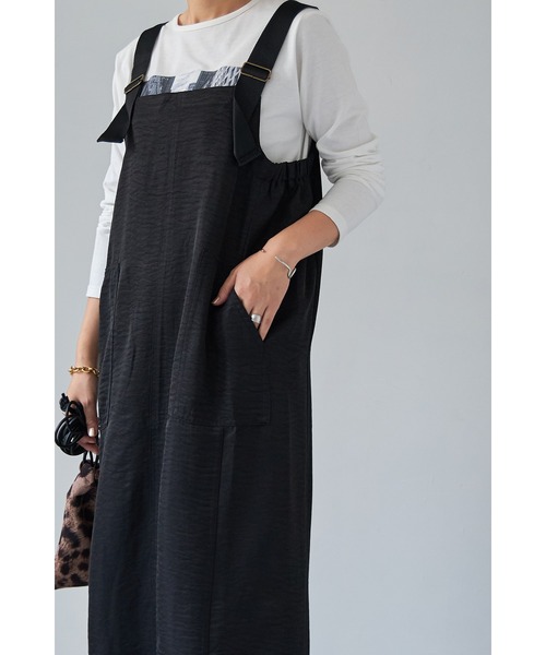 each(イーチ)の「ミリタリージャンパースカート(ジャンパースカート・レディース・ダークグリーン/ブラック/ライトグレー・FREE)」の20枚目の写真