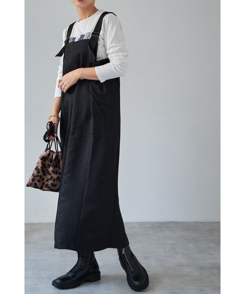 each(イーチ)の「ミリタリージャンパースカート(ジャンパースカート・レディース・ダークグリーン/ブラック/ライトグレー・FREE)」の16枚目の写真