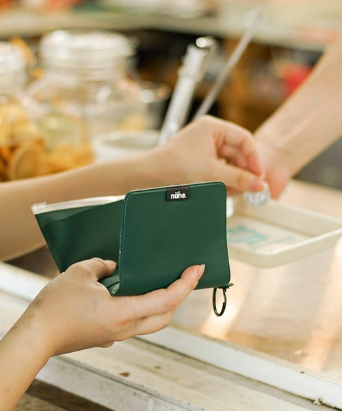 Nahe（ネーエ）の「nahe ネーエ ライトウォレット 三つ折り ミニ財布 カード コインケース 小銭入れ（コインケース・メンズ・レッド/ネイビー/ホワイト/ベージュ/ブラック/イエロー/グリーン・FREE）」の9枚目の写真