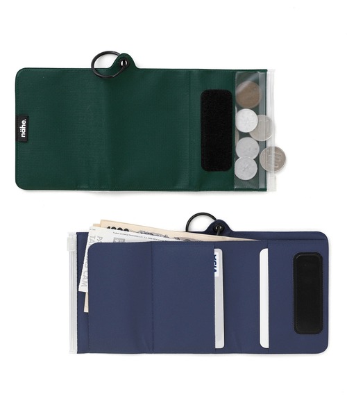 Nahe（ネーエ）の「nahe ネーエ ライトウォレット 三つ折り ミニ財布 カード コインケース 小銭入れ（コインケース・メンズ・レッド/ネイビー/ホワイト/ベージュ/ブラック/イエロー/グリーン・FREE）」の15枚目の写真