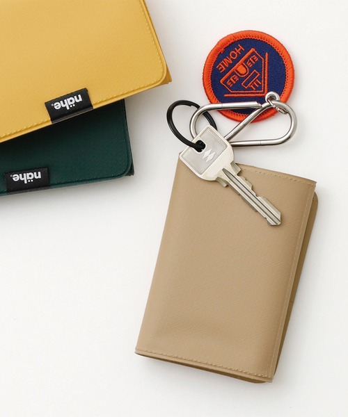 Nahe（ネーエ）の「nahe ネーエ ライトウォレット 三つ折り ミニ財布 カード コインケース 小銭入れ（コインケース・メンズ・レッド/ネイビー/ホワイト/ベージュ/ブラック/イエロー/グリーン・FREE）」の12枚目の写真