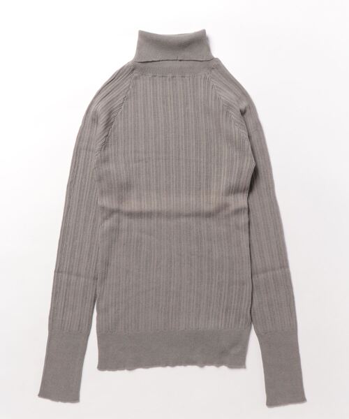 salle de bal（サルデバル）の「Memoire / メモワール  リブタートルニット タートルネック リブニット turtleneck FRH（ニット/セーター・レディース・アイボリー/ブラック/ダークグレー・FREE）」の3枚目の写真