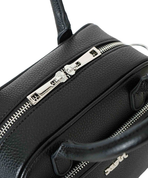 X-girl（エックスガール）の「FAUX LEATHER 2WAY SHOULDER BAG（ショルダーバッグ・レディース・ブラック/ブルー・ONE SIZE）」の12枚目の写真