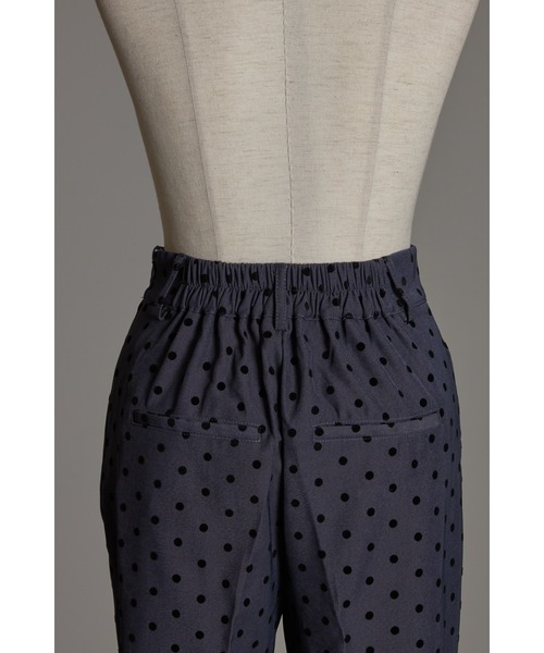 &. NOSTALGIA（アンドドットノスタルジア）の「フロッキードットパンツ（その他パンツ・レディース・チャコールグレー/ブラック・FREE）」の17枚目の写真