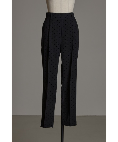 &. NOSTALGIA（アンドドットノスタルジア）の「フロッキードットパンツ（その他パンツ・レディース・チャコールグレー/ブラック・FREE）」の16枚目の写真