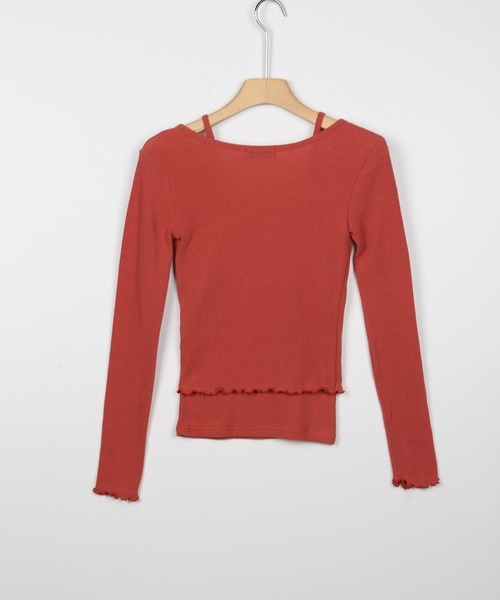 3.3 Field Trip （3.3フィールドトリップ）の「3.3 Field Trip／スリムフィットカーデ SET 2978689（カーディガン/ボレロ・レディース・カーキ/ライトピンク/ブラック・FREE）」の5枚目の写真