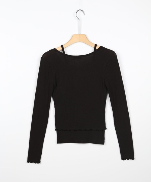 3.3 Field Trip （3.3フィールドトリップ）の「3.3 Field Trip／スリムフィットカーデ SET 2978689（カーディガン/ボレロ・レディース・カーキ/ライトピンク/ブラック・FREE）」の9枚目の写真