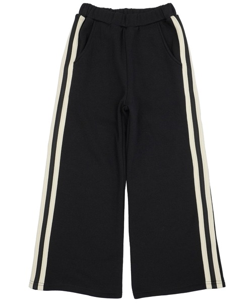 Bee des Bee（ビーデスビー）の「裏起毛ラインワイドパンツ（スウェットパンツ・キッズ・ダークグレー/ブラック/グレイッシュベージュ/杢グレー・120cm/130cm/140cm/110cm/150cm）」の10枚目の写真