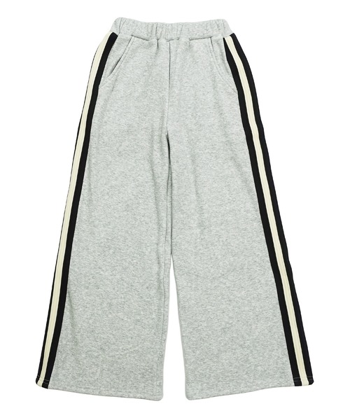 Bee des Bee（ビーデスビー）の「裏起毛ラインワイドパンツ（スウェットパンツ・キッズ・ダークグレー/ブラック/グレイッシュベージュ/杢グレー・120cm/130cm/140cm/110cm/150cm）」の13枚目の写真