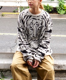 C.E.L.STORE | DEL MAR sportswear /デルマースポーツウエアー TIGER CREW SWEATER タイガークルーネックセーター(ニット/セーター)