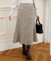alotta | ツイード金ボタンマーメイドスカート(スカート)