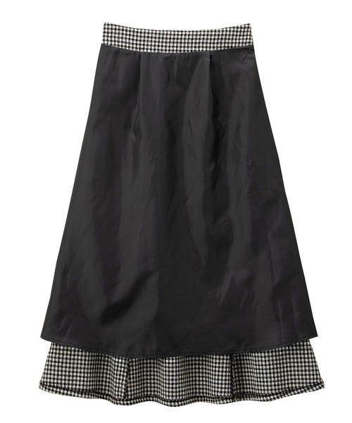 alotta（アロッタ）の「ツイード金ボタンマーメイドスカート（スカート・レディース・ホワイト/ブラウン/ブラック×ホワイト・LL/L/3L/M）」の8枚目の写真