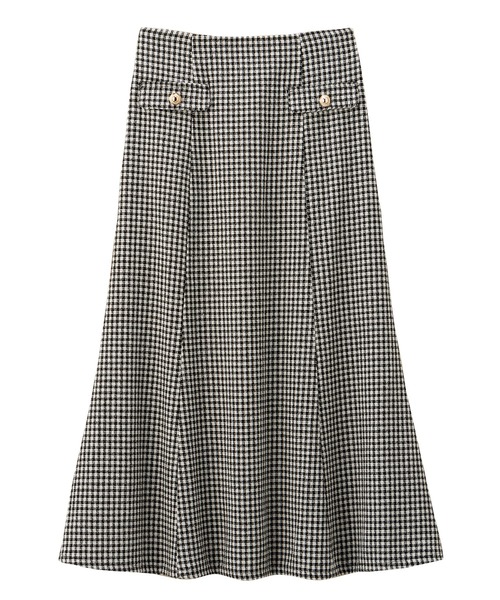 alotta（アロッタ）の「ツイード金ボタンマーメイドスカート（スカート・レディース・ホワイト/ブラウン/ブラック×ホワイト・LL/L/3L/M）」の10枚目の写真