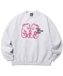 NICE GHOST CLUB | A'GEM/9 × .kom『NICE GHOST CLUB/ナイスゴーストクラブ』 GUMMY BEAR & LOGO SWEATSHIRTS/グミベアロゴ プルーオーバー スウェットシャ(スウェット)