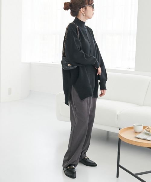 DISCOAT（ディスコート）の「起毛スムースハイネックプルオーバー≪WEB