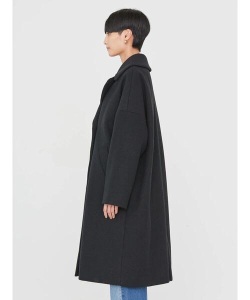 【美品】23区　ボアジャージードロップショルダーコート 23区【ニジュウサンク】よりボアジャージドロップショルダー