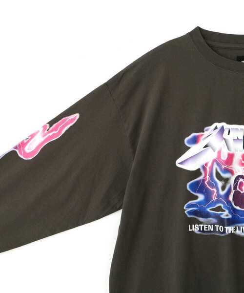L.H.P（エルエイチピー）の「YUNOCY×LHP/ゆのしーエルエイチピー/ロングスリーブTシャツ（Tシャツ/カットソー・メンズ・ブラック・F）」の5枚目の写真