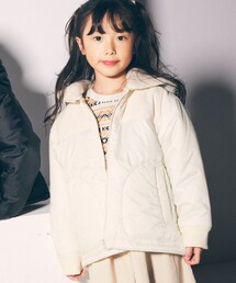 COMME CA ISM（コムサイズム）の「ポリエステルタフタ×シャツコール　中綿ブルゾン（ブルゾン・キッズ）」